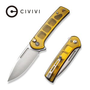 Nóż składany Civivi Conspirator Polished Ultem, Satin Nitro-V (C21006-5)-1