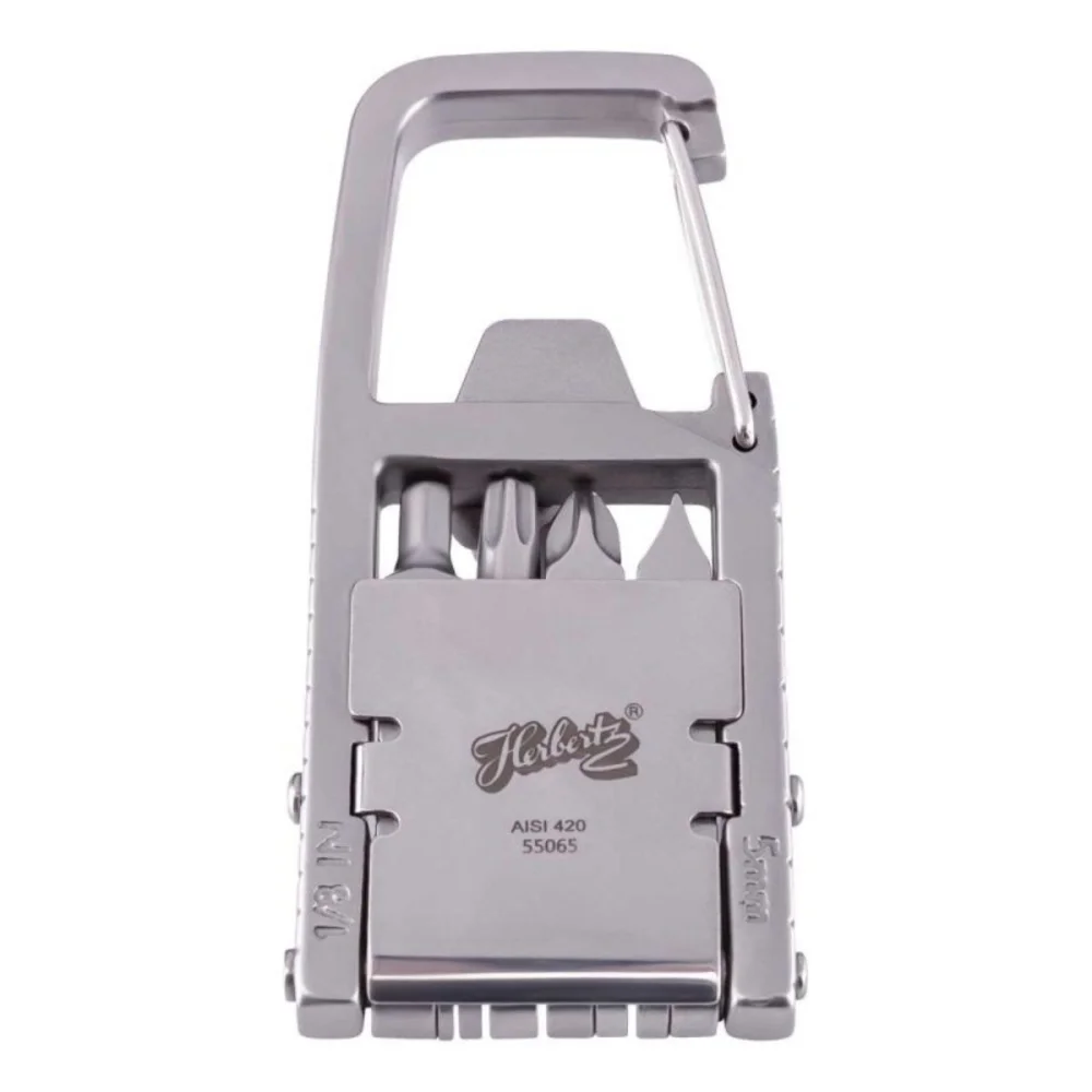Mini MultiTool Herbertz CJH Grey Steel, Satin 420 (55065) 2 Mini MultiTool Herbertz CJH Grey Steel, Satin 420 (55065)