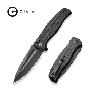 Nóż składany Civivi Incindie Black G10, Black Stonewashed 14C28N (C23053-1)-1