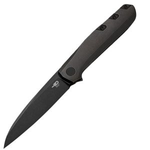 Nóż składany Bestech 9 Black Bronze Titanium, Black Stonewashed M390 by BrrKnives (BT2408B)-1