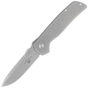 Nóż składany Fox Original Gangster Titanium, Stonewashed MagnaCut by Bob Terzuola (FX-ATC-OG01)-1