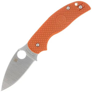 Nóż składany Spyderco Sage 5 Burnt Orange FRN, Satin Plain CPM REX 121 (C123BORP)-1