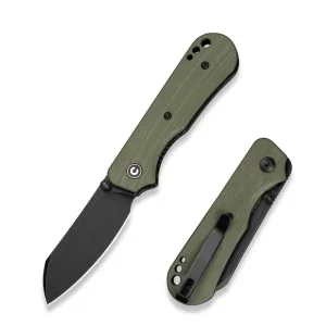 Nóż składany Civivi Crabby OD Green G10, Black Stonewashed 14C28N by Ken Onion Jr. (C24055-1)-1