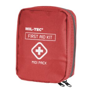 Mil-Tec - Apteczka First Aid Pack Midi - Czerwony - 16025910-1