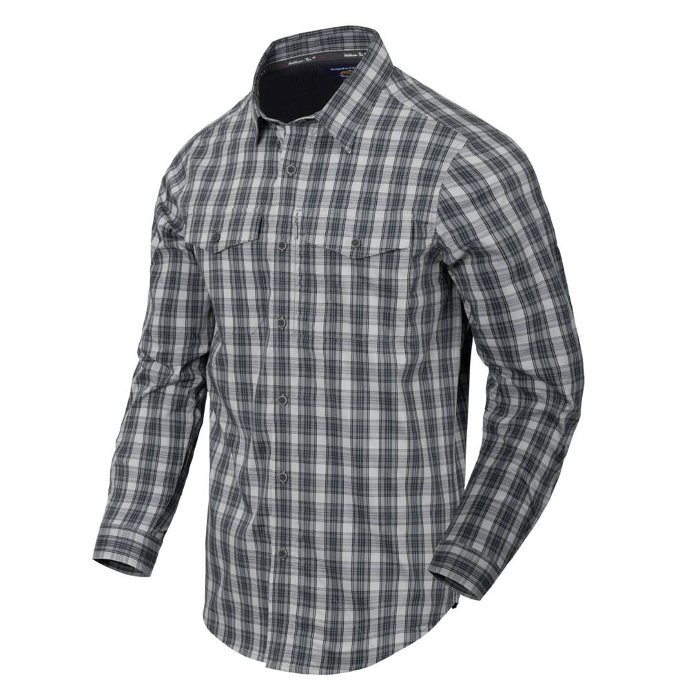 Helikon - Koszula Covert Concealed Carry - Foggy Grey Plaid - KO-CCC-CB-PC-1