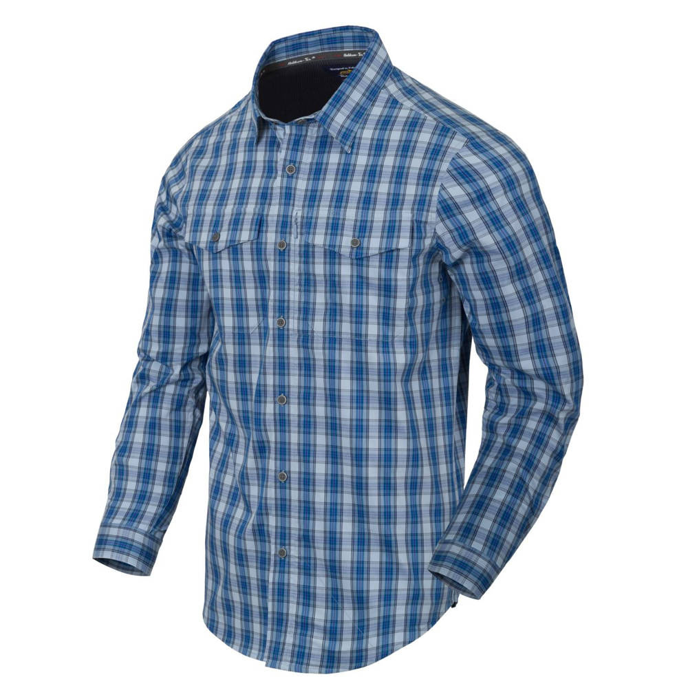 Helikon - Koszula Covert Concealed Carry - Ozark Blue Plaid - KO-CCC-CB-PD-1