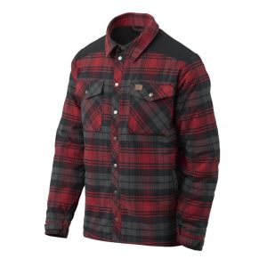 Helikon - Koszula Winter Warden - Slate Crimson Plaid - KO-WWS-PB-PJ-1
