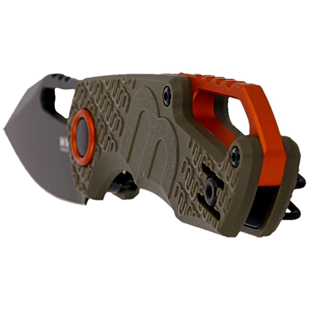 Nóż składany MKM Isonzo Clip Point Green FRN, Black Idroglider N690 by Jesper Voxnæs (MKFX03-3PGO)-5