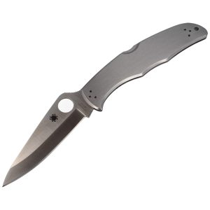 Nóż Spyderco Endura 4 Stainless Steel Plain (C10P)-1