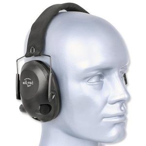Mil-Tec Plus - Słuchawki Aktywne EED - Czarny - 16243002-1