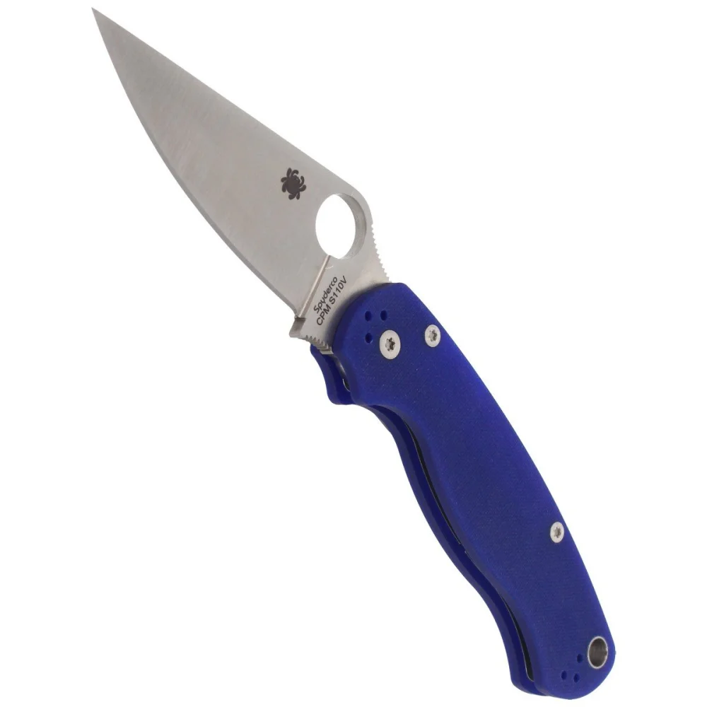 Nóż składany Spyderco Para Military 2 Dark Blue G10, Satin CPM S110V by Sal, Eric Glesser (C81GPDBL2) 4 Nóż składany Spyderco Para Military 2 Dark Blue G10, Satin CPM S110V by Sal, Eric Glesser (C81GPDBL2)