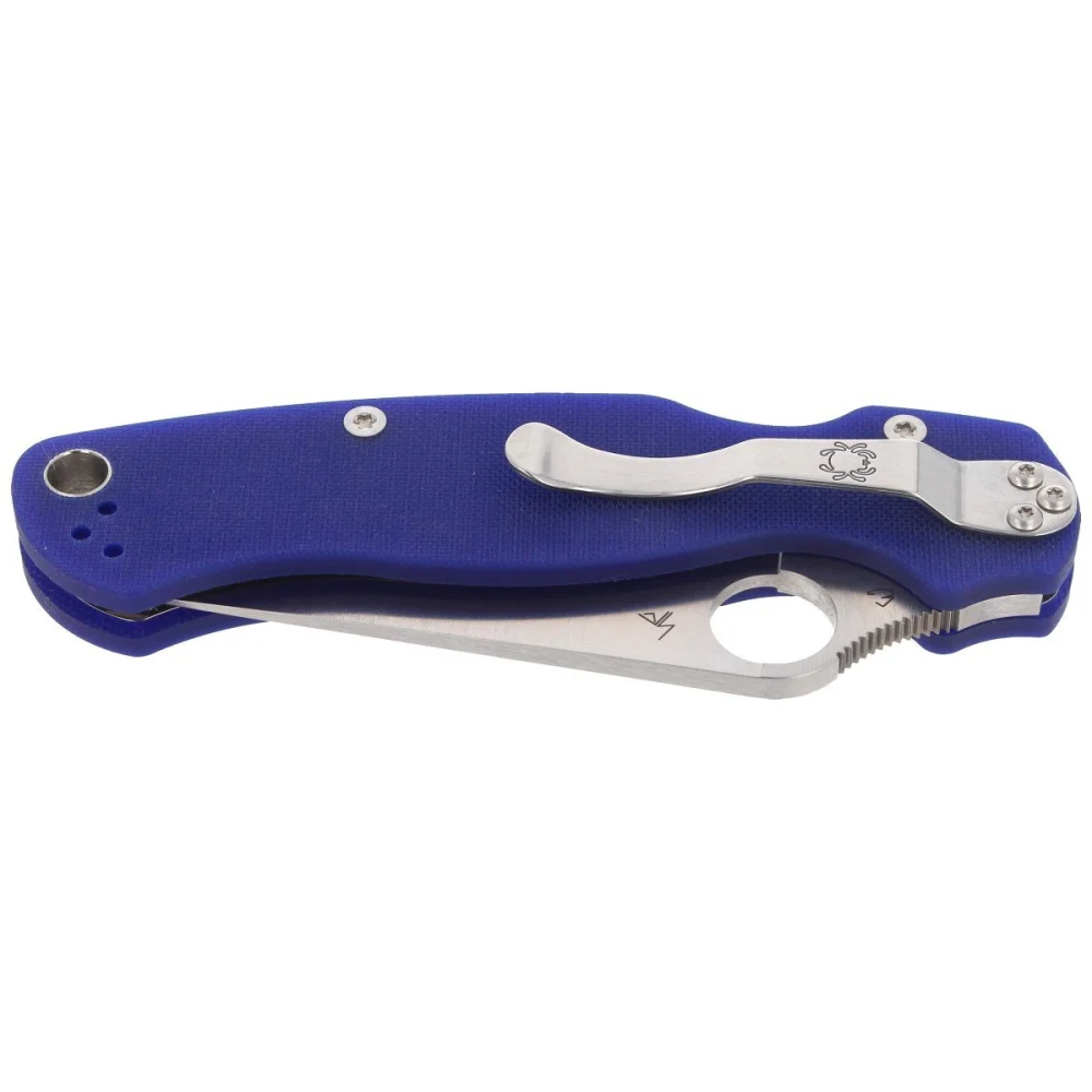 Nóż składany Spyderco Para Military 2 Dark Blue G10, Satin CPM S110V by Sal, Eric Glesser (C81GPDBL2) 6 Nóż składany Spyderco Para Military 2 Dark Blue G10, Satin CPM S110V by Sal, Eric Glesser (C81GPDBL2)
