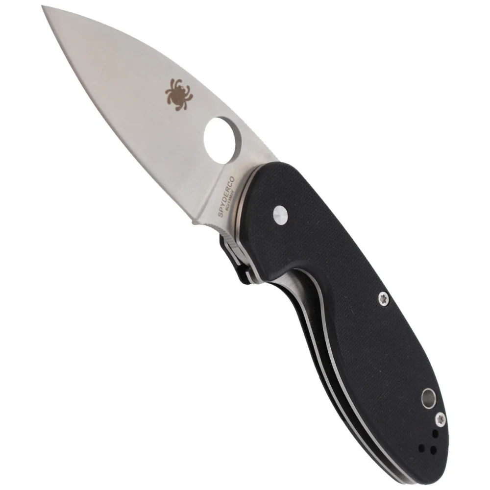 Nóż Spyderco Efficient G-10 Black Plain (C216GP) 4 Nóż Spyderco Efficient G-10 Black Plain (C216GP)