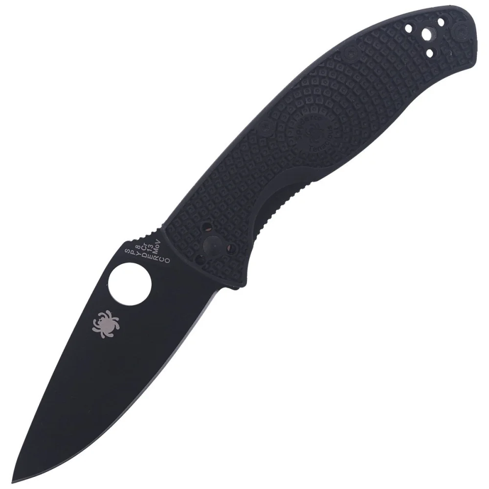 Nóż składany Spyderco Tenacious Lightweight Black FRN, Black 8Cr13MoV by Eric Glesser (C122PBBK) 2 Nóż składany Spyderco Tenacious Lightweight Black FRN, Black 8Cr13MoV by Eric Glesser (C122PBBK)