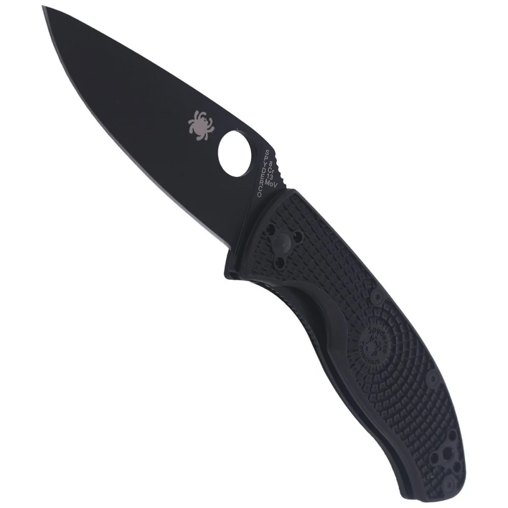 Nóż składany Spyderco Tenacious Lightweight Black FRN, Black 8Cr13MoV by Eric Glesser (C122PBBK) 5 Nóż składany Spyderco Tenacious Lightweight Black FRN, Black 8Cr13MoV by Eric Glesser (C122PBBK)