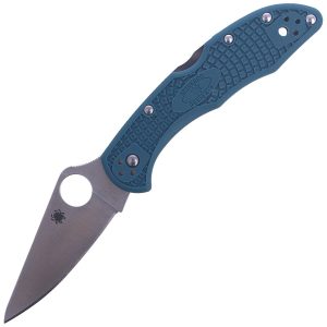 Nóż składany Spyderco Delica 4 FRN Blue, K390 Plain (C11FPK390)-1