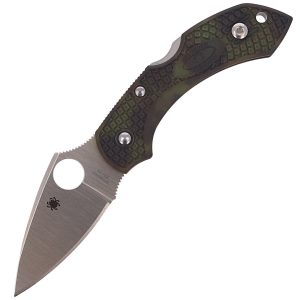 Nóż składany Spyderco Dragonfly 2 FRN Zome Green, Plain VG-10 (C28ZFPGR2)-1