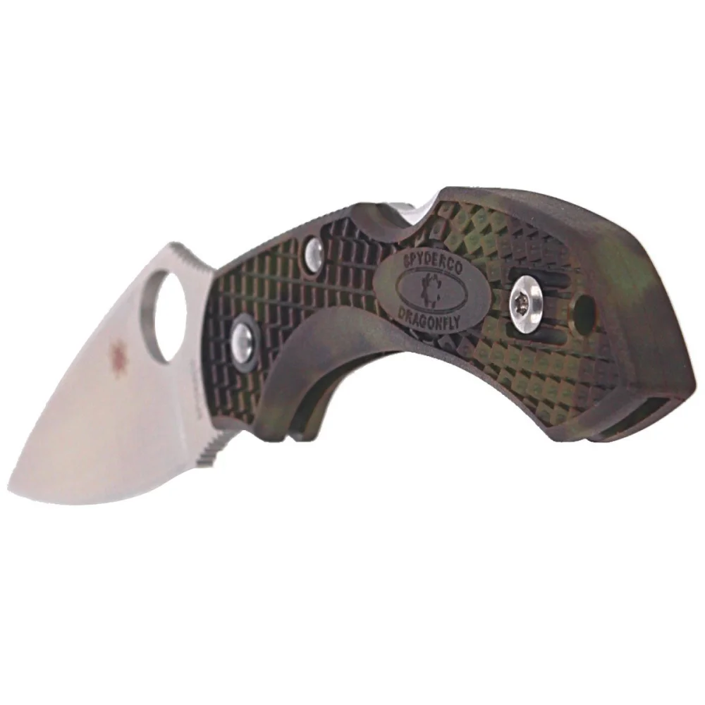 Nóż składany Spyderco Dragonfly 2 FRN Zome Green, Plain VG-10 (C28ZFPGR2) 5 Nóż składany Spyderco Dragonfly 2 FRN Zome Green, Plain VG-10 (C28ZFPGR2)