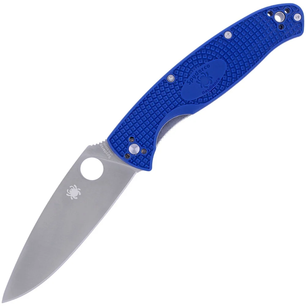 Nóż składany Spyderco Resilience Lightweight Blue CPM S35VN Plain (C142PBL) 1 Nóż składany Spyderco Resilience Lightweight Blue CPM S35VN Plain (C142PBL)