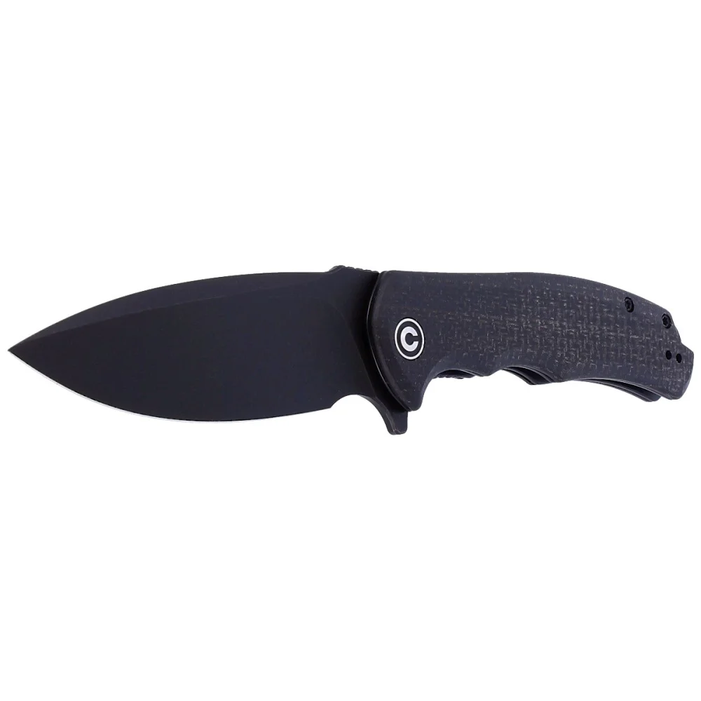 Nóż składany Civivi Praxis Black Coarse Micarta, Black Stonewashed 9Cr18MoV (C803G) 2 Nóż składany Civivi Praxis Black Coarse Micarta, Black Stonewashed 9Cr18MoV (C803G)