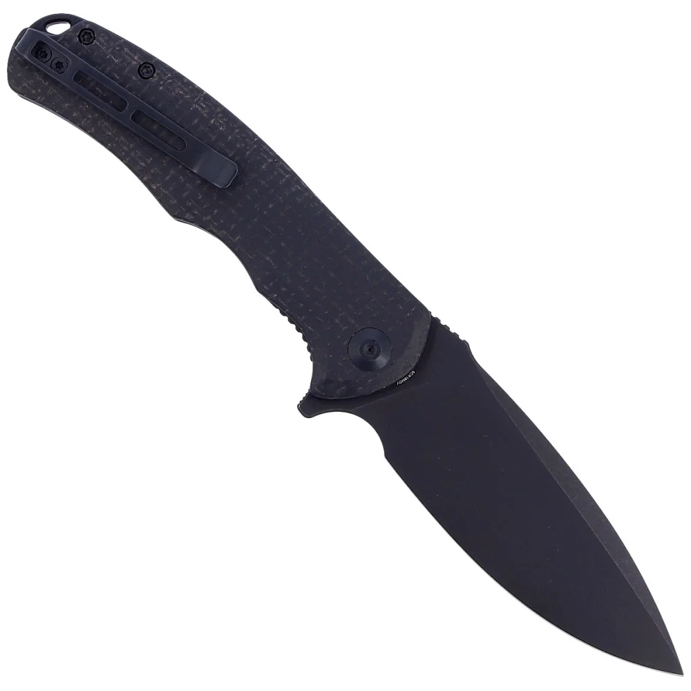 Nóż składany Civivi Praxis Black Coarse Micarta, Black Stonewashed 9Cr18MoV (C803G) 3 Nóż składany Civivi Praxis Black Coarse Micarta, Black Stonewashed 9Cr18MoV (C803G)