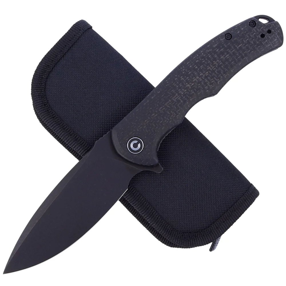 Nóż składany Civivi Praxis Black Coarse Micarta, Black Stonewashed 9Cr18MoV (C803G) 4 Nóż składany Civivi Praxis Black Coarse Micarta, Black Stonewashed 9Cr18MoV (C803G)