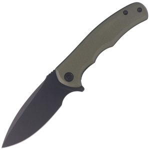 Nóż składany Civivi Mini Praxis Green G10, Black Stonewashed D2 (C18026C-1)-1