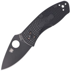 Nóż składany Spyderco Ambitious Black FRN, Black Blade 8Cr13MoV (C148PBBK)-1