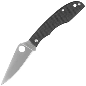 Nóż składany Spyderco Grasshopper Black G10, Satin 12C27 (C138GBKP)-1