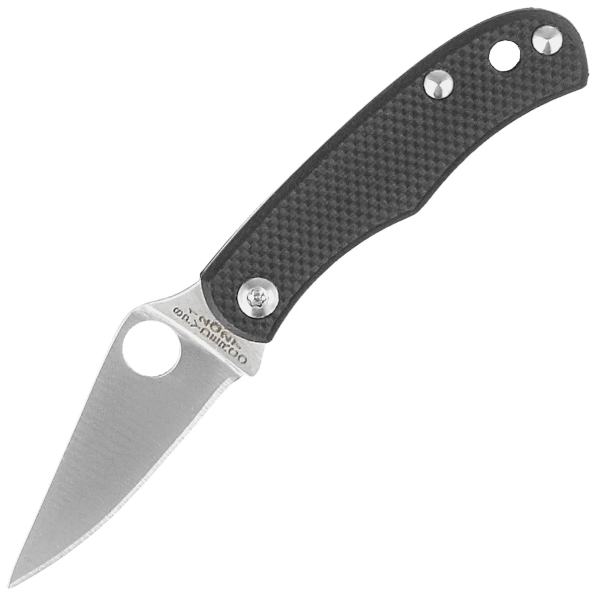 Nóż składany Spyderco Bug Black G10, Satin 12C27 (C133GBKP)-1