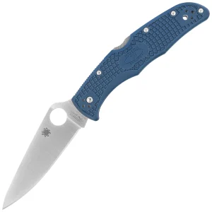 Nóż składany Spyderco Endura 4 Lightweight Cobalt Blue FRN, Satin CPM SPY27 by Sal Glesser (C10PCBL)-1
