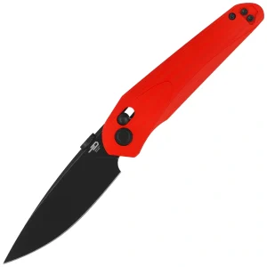 Nóż składany Bestech Mothus Red G10, Black Stonewashed 14C28N by Kombou (BG67H)-1