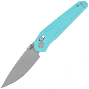 Nóż składany Bestech Mothus Light Blue G10, Bead Blast / Fine Stonewashed 14C28N by Kombou (BG67D)-1