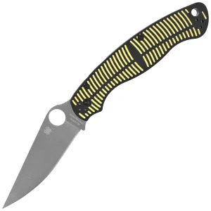 Nóż składany Spyderco Military 2 Salt Yellow/Black G10, Satin MagnaCut by Sal and Eric Glesser(C36GBKYLMCP2)-1