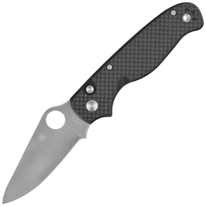 Nóż składany Spyderco ButtonUp Carbon Fiber, Satin 8Cr13MoV by Eric Glesser (C275CFP)-1