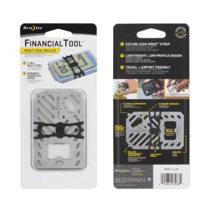 Nite Ize - FinancialTool Multi Tool Wallet - Stalowy - FMT2-11-R7-1