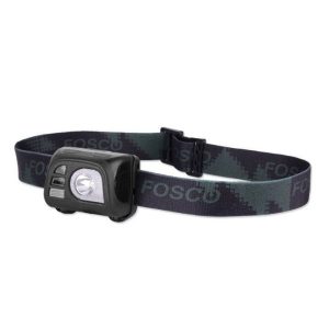 FOSCO - Latarka czołowa Tactical Headlamp - 140 lumenów - Czarny-1