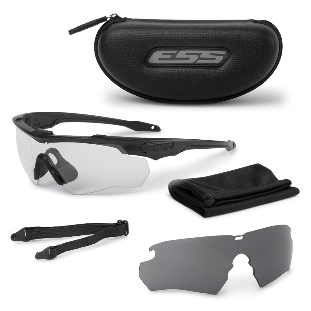 ESS - Crossblade 2LS Kit - Czarne - Clear & Smoke-1