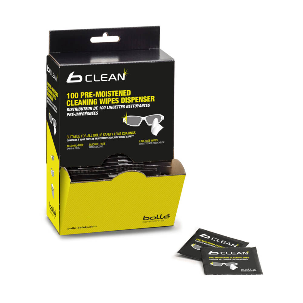 Bolle - Nasączone chusteczki B-Clean B100 - 100 sztuk - PACW100-1