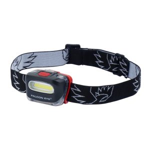 Falcon Eye - Latarka czołowa Blaze - COB LED - 130 lm - Czarna / Czerwona - FHL0027-1