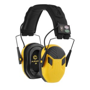 Earmor - Aktywne ochronniki słuchu M300X - Licencja IPSC - Żółty - M300X-YE-1