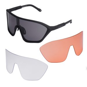 Swiss Eye - Okulary balistyczne Devil - Poliwęglan - Wymienne wizjery - Czarny - 40431-1