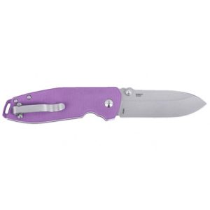 NÓŻ CRKT 2495 P - SQUID XM BUTTON LOCK Violet-1