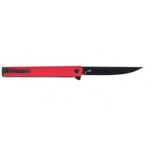 NÓŻ CRKT 7097RK - CEO FLIPPER RED/BLACK BLADE-1