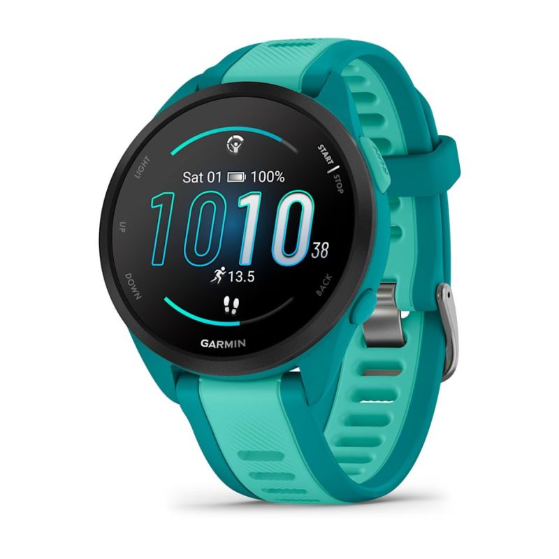 Zegarek sportowy Garmin Forerunner 165 Music AMOLED 43mm Turquoise Aqua 1 Garmin-1