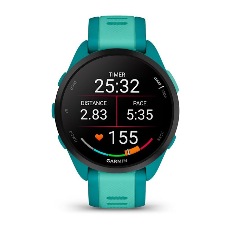 Zegarek sportowy Garmin Forerunner 165 Music AMOLED 43mm Turquoise Aqua 2 Garmin-2