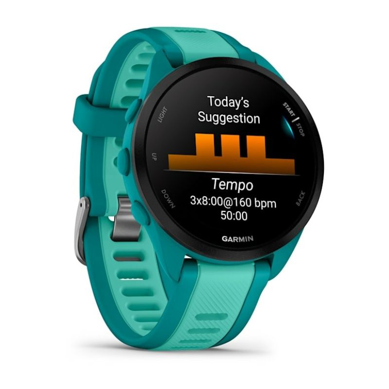 Zegarek sportowy Garmin Forerunner 165 Music AMOLED 43mm Turquoise Aqua 3 Garmin-3