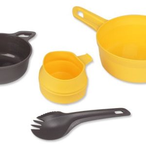 Wildo - Zestaw biwakowy Adventurer Kit - Lemon / Dark Grey-1