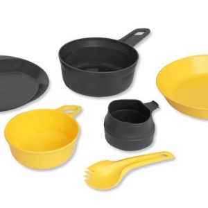 Wildo - Zestaw biwakowy Explorer Kit - Lemon / Dark Grey-1