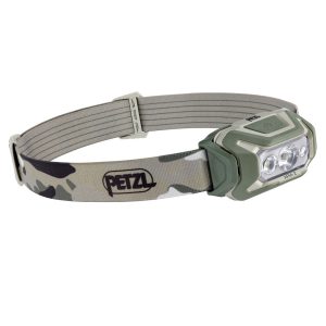 Petzl - Latarka czołowa LED Aria 2 - 450 lm - RGB - Zielona / Kamuflaż - E070BA01-1